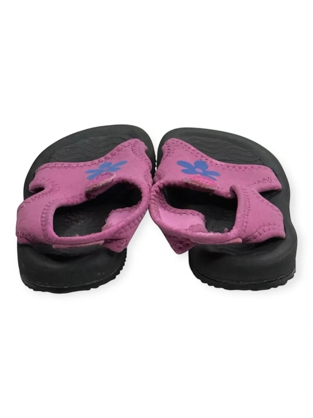 Nike ✿ Neoprene Slingback Wet / Dry Sandal ✿ Purple Blue Flower ✿ 6 Toddler Girl